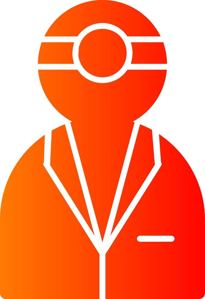 Doctor Colorful Icon Icon vector