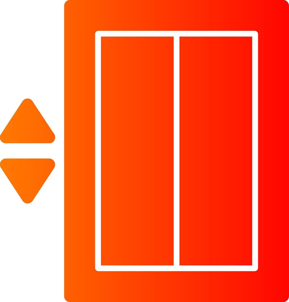Elevator Colorful Icon Icon vector