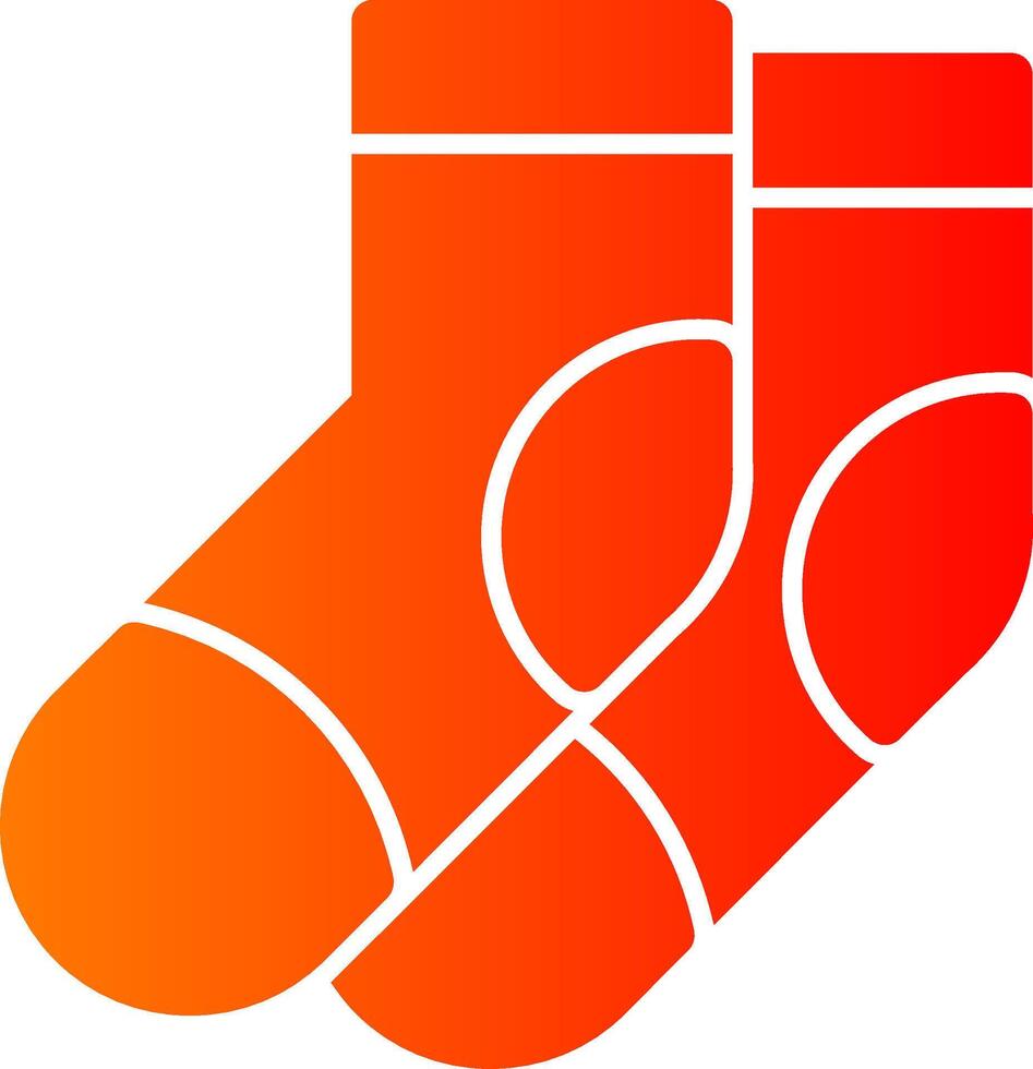 Socks Colorful Icon Icon vector