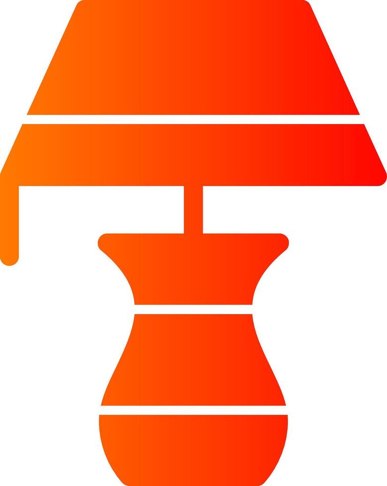 Lamp Colorful Icon Icon vector
