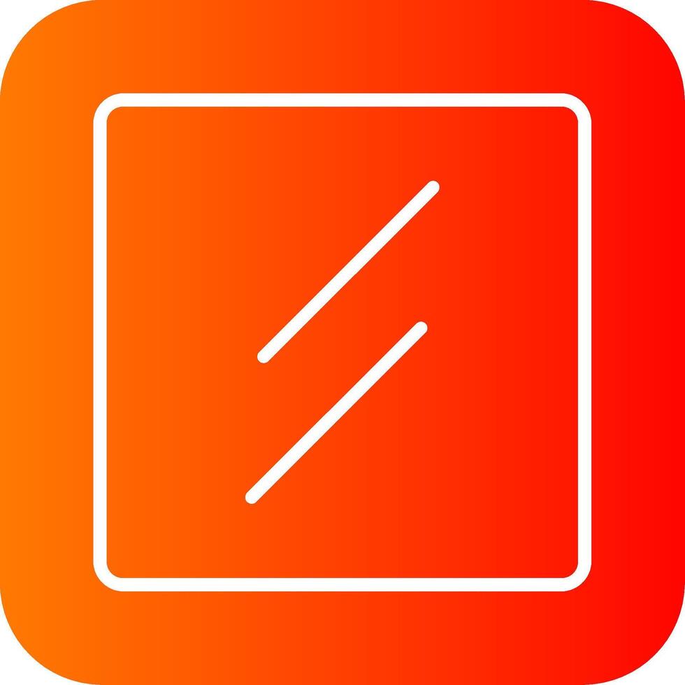 Mirror Colorful Icon Icon vector