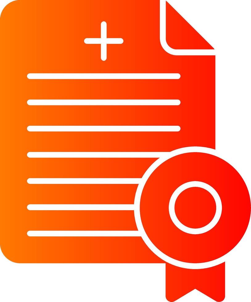 License Colorful Icon Icon vector