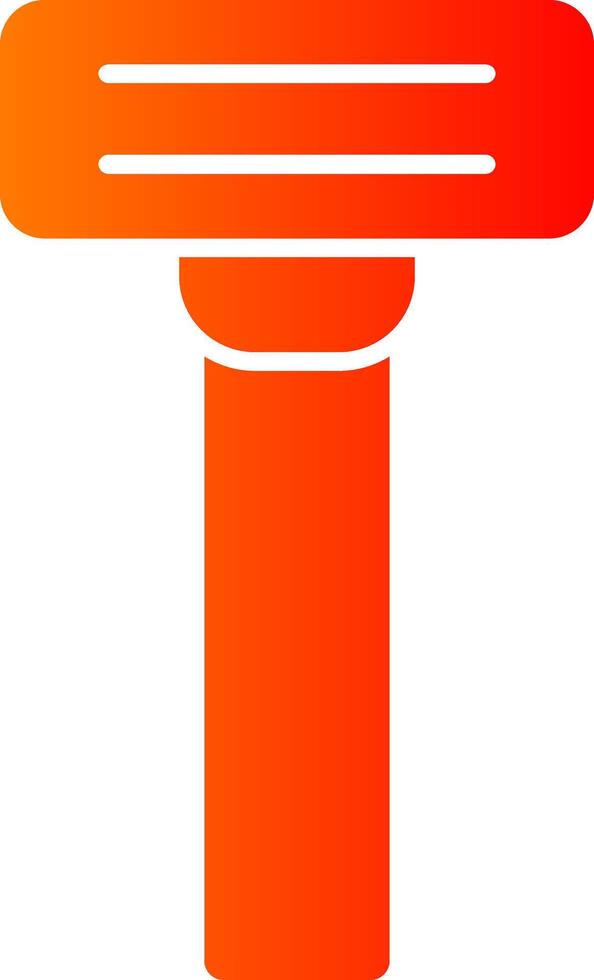 Razor Colorful Icon Icon vector
