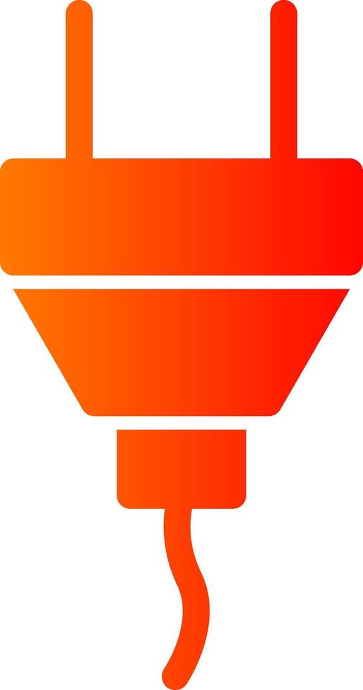 Plug Colorful Icon Icon vector