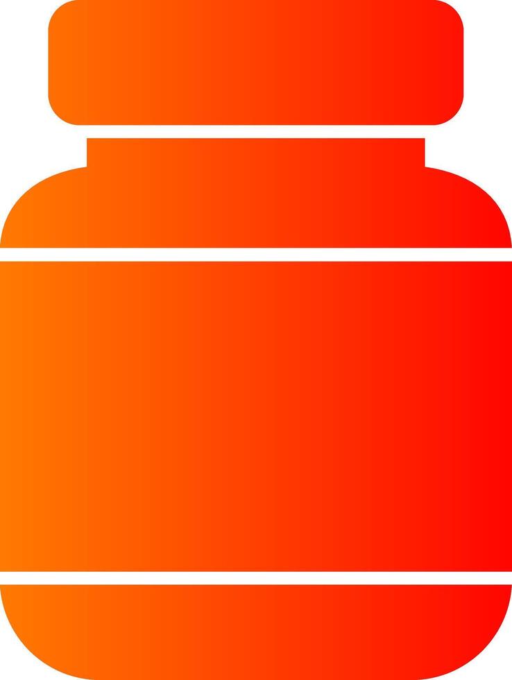 Jar Colorful Icon Icon vector