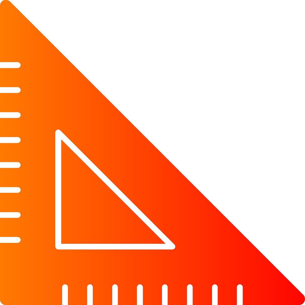 Set Square Colorful Icon Icon vector
