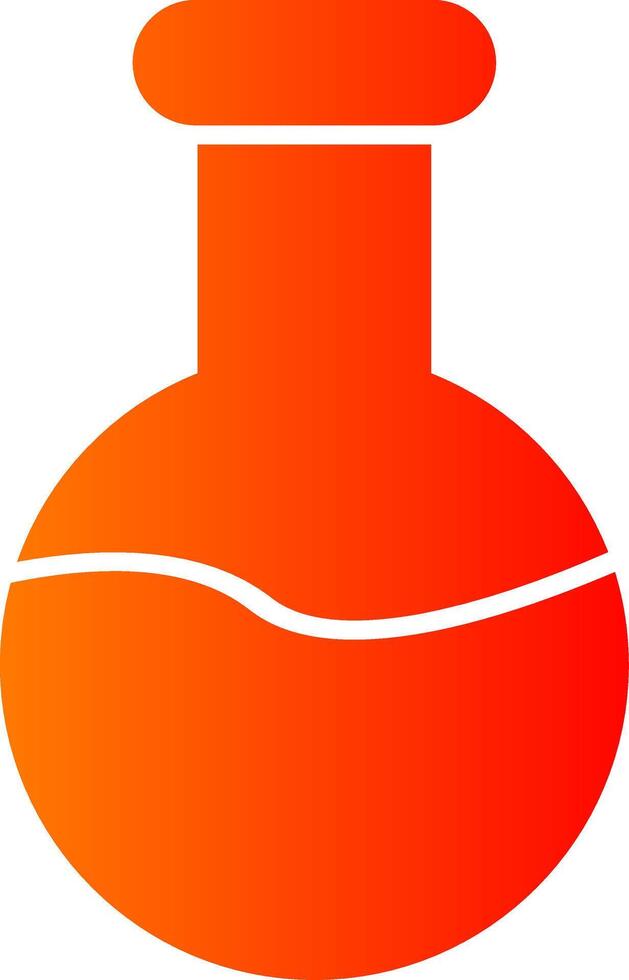 Flask Colorful Icon Icon vector