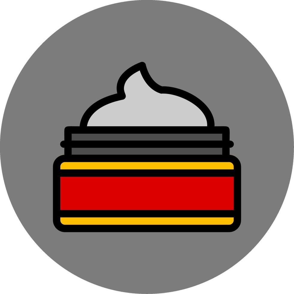 Cream Colorful Icon Icon vector