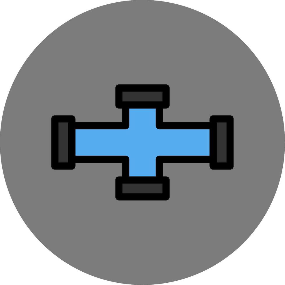 Pipe Colorful Icon Icon vector