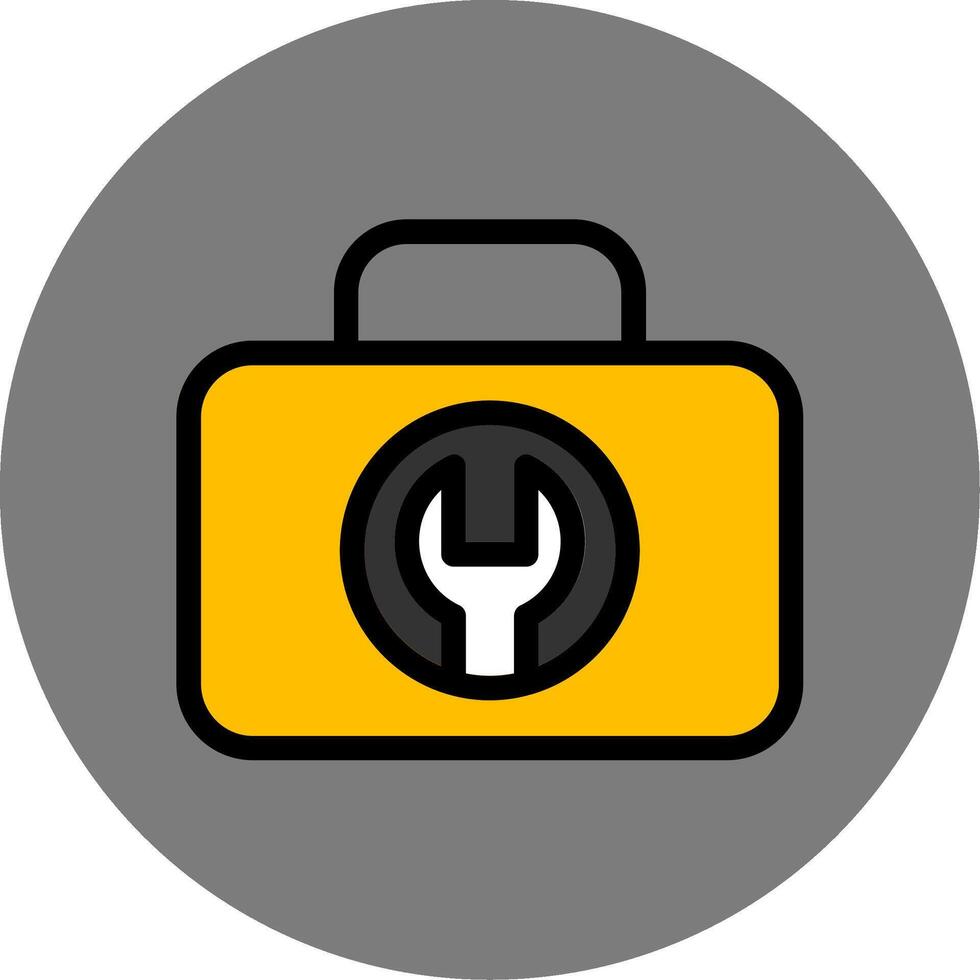 Toolbox Colorful Icon Icon vector