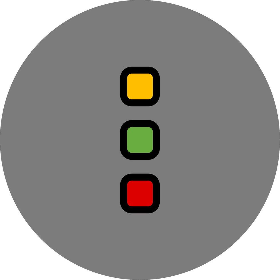 Option Colorful Icon Icon vector