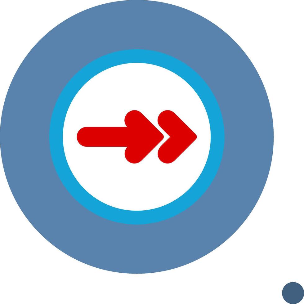 Next Colorful Icon Icon vector