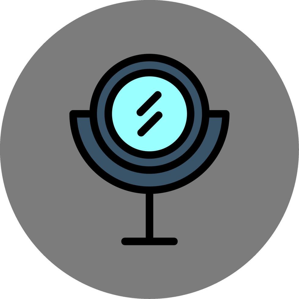 Mackup Mirror Colorful Icon Icon vector