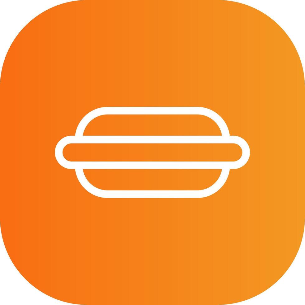 Hotdog Colorful Icon Icon vector