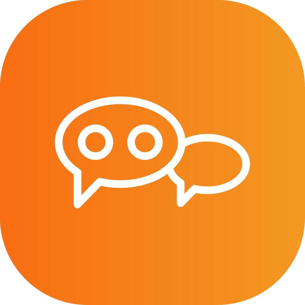 Chat Colorful Icon Icon vector