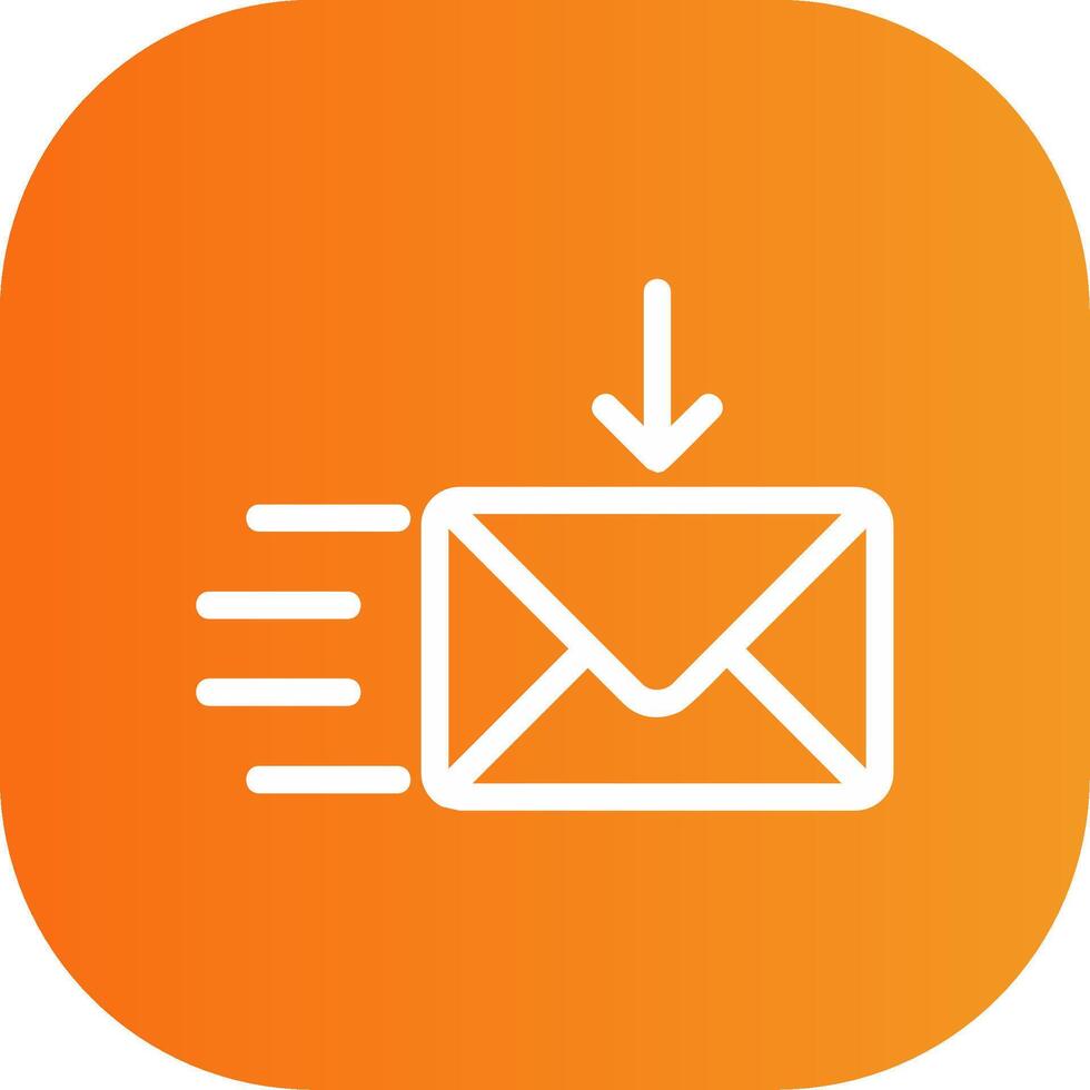 Recieve Colorful Icon Icon vector