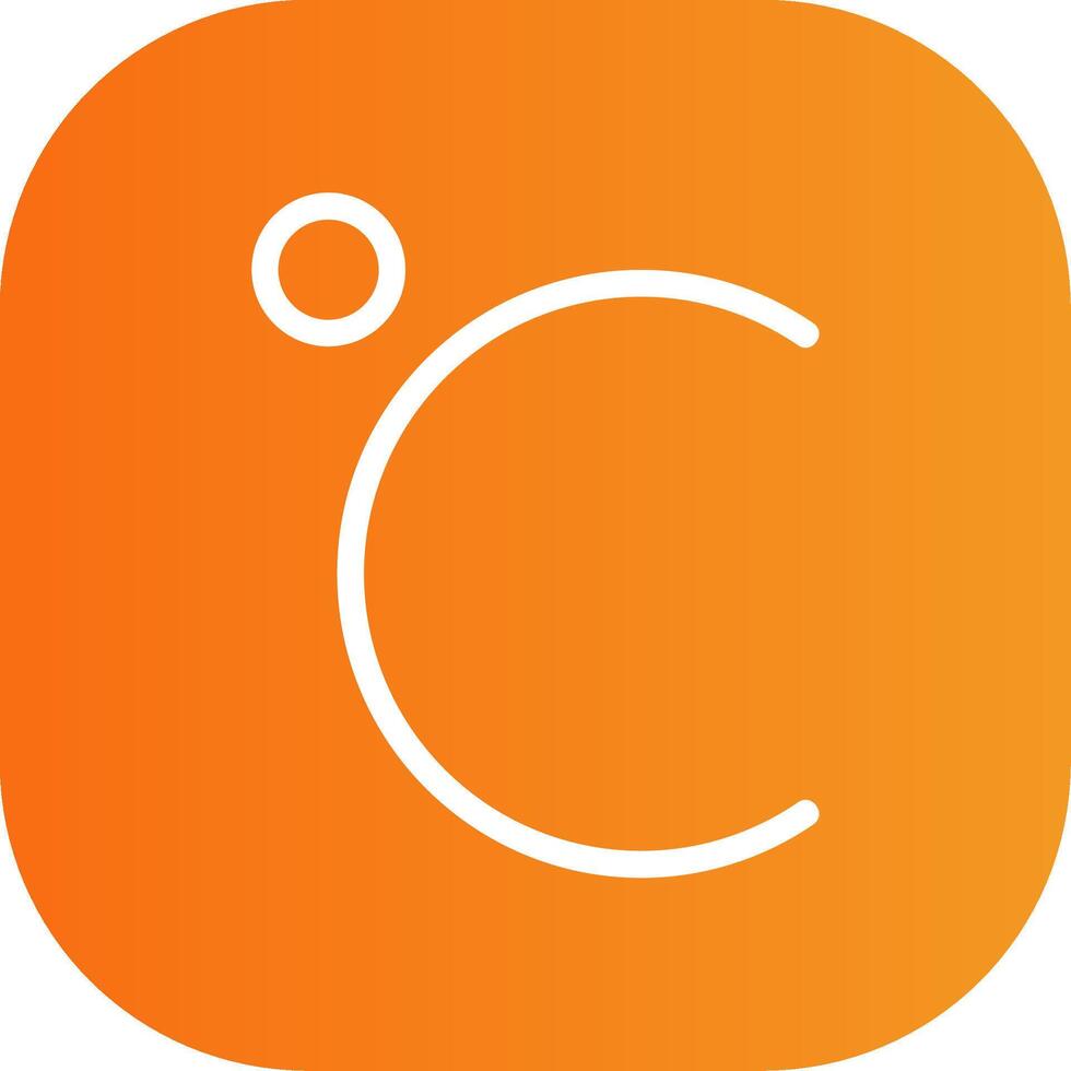 Celsius Colorful Icon Icon vector