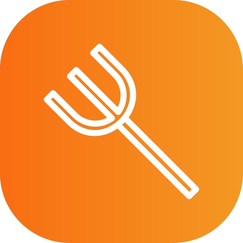 Fork Colorful Icon Icon vector