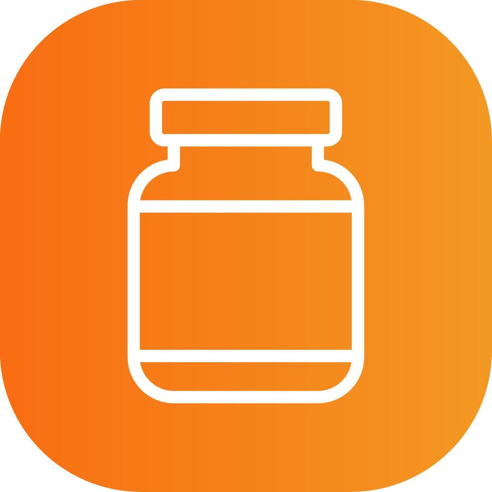 Jar Colorful Icon Icon vector