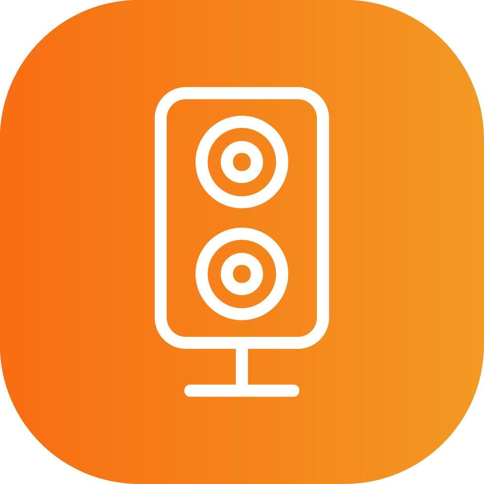 Speaker Colorful Icon Icon vector