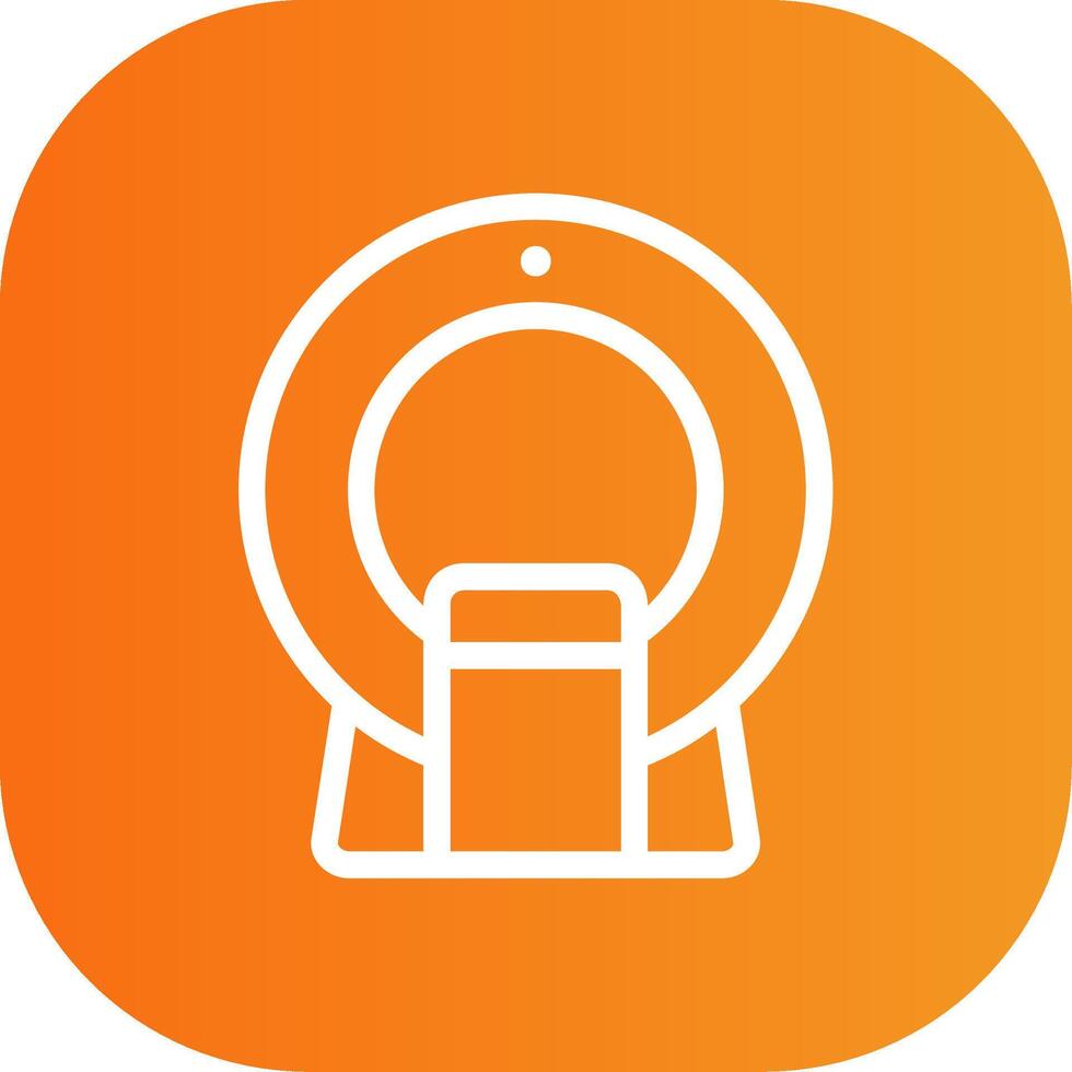 Ct Scan Colorful Icon Icon vector