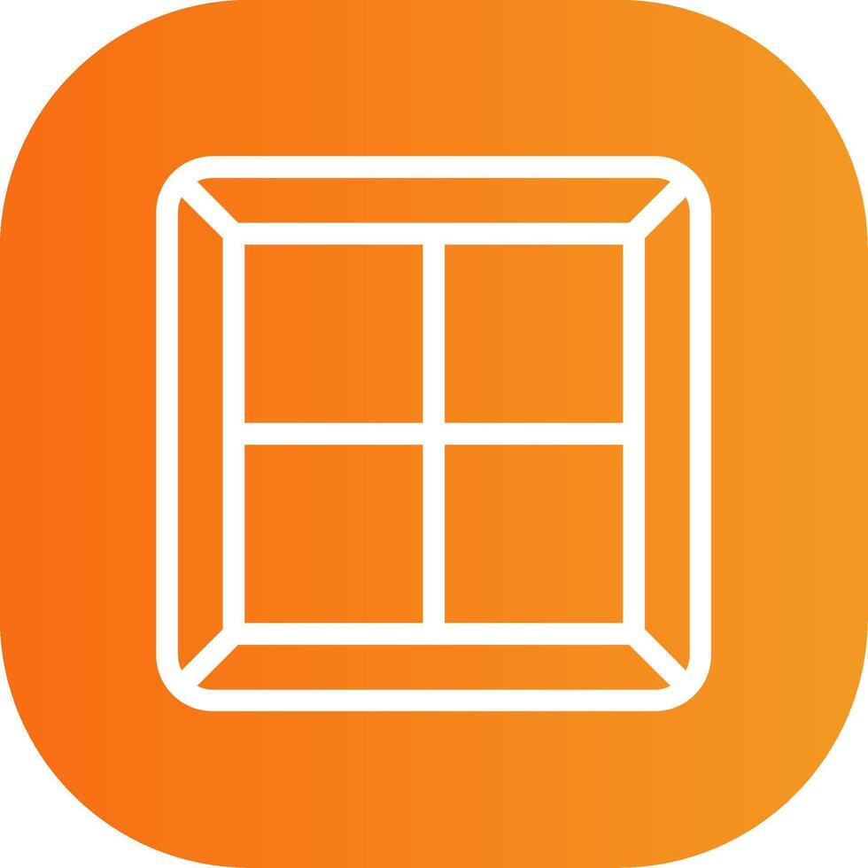 Window Colorful Icon Icon vector