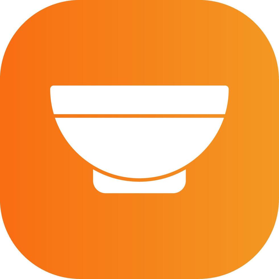 Bowl Colorful Icon Icon vector