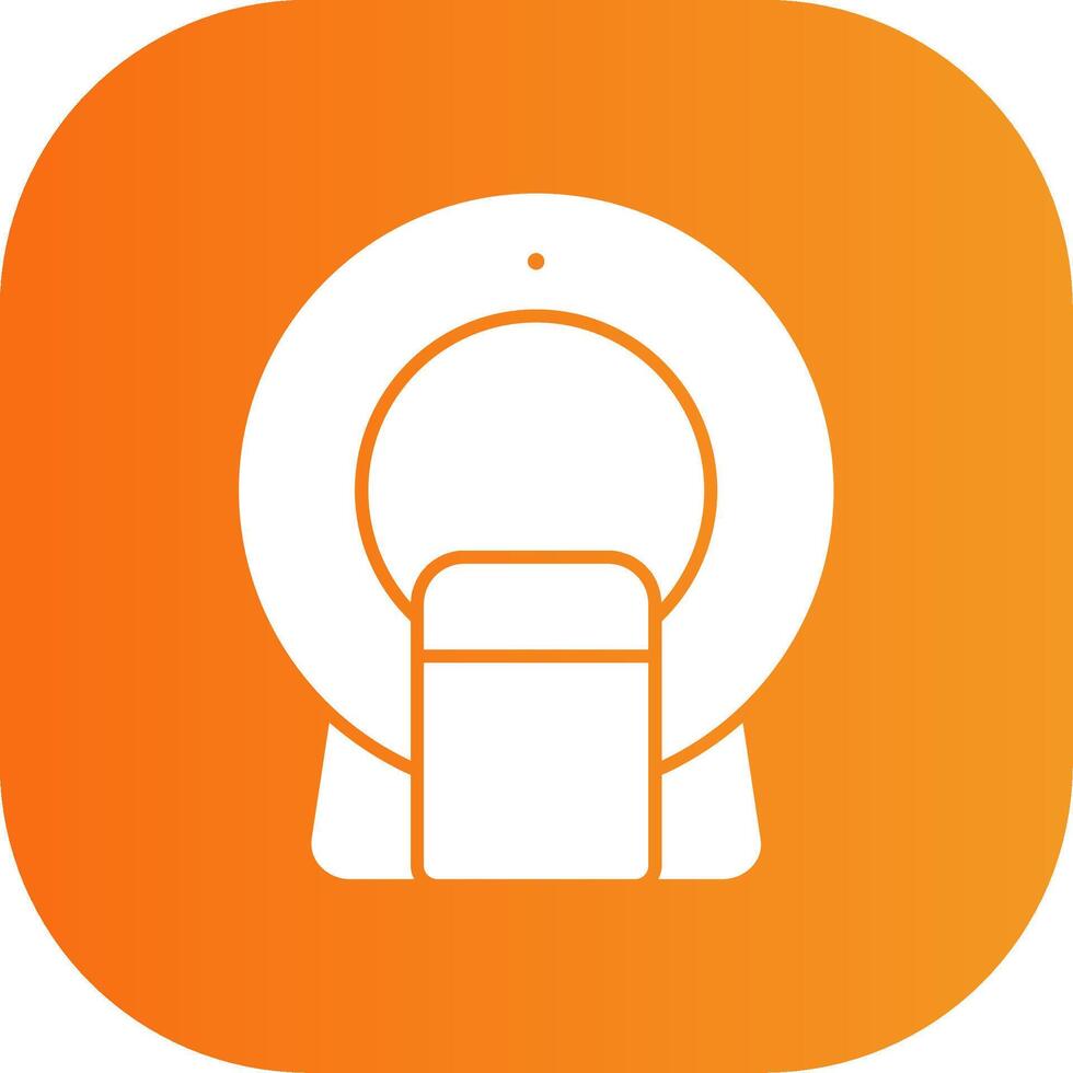 Ct Scan Colorful Icon Icon vector
