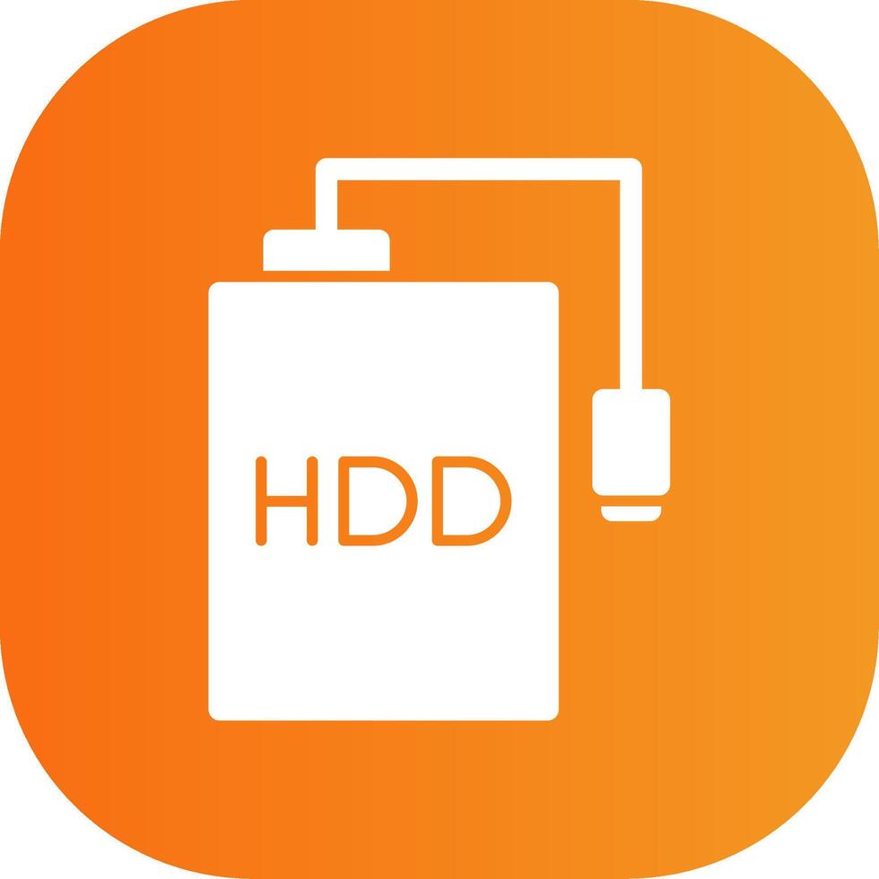 Hdd Colorful Icon Icon vector
