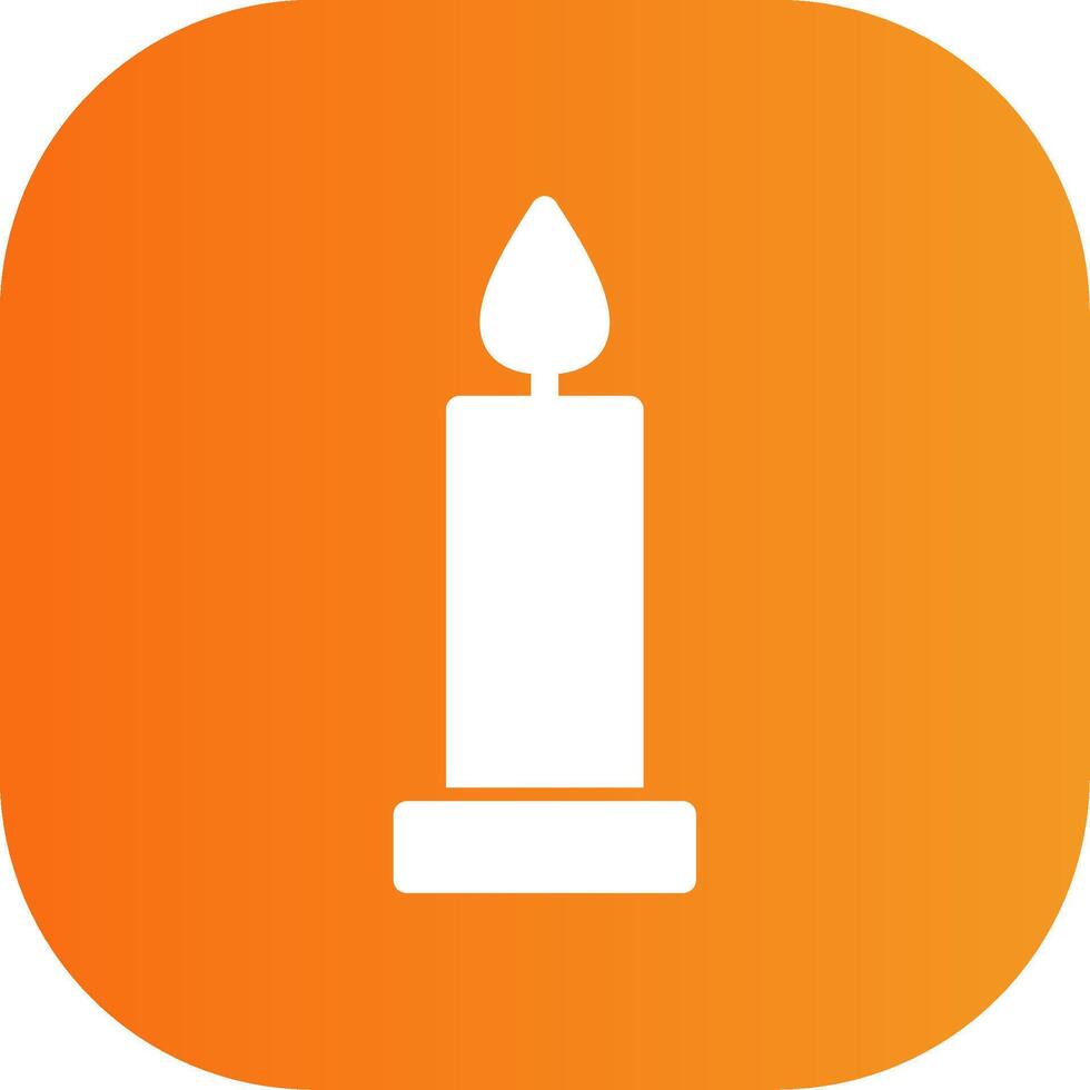 Candle Colorful Icon Icon vector