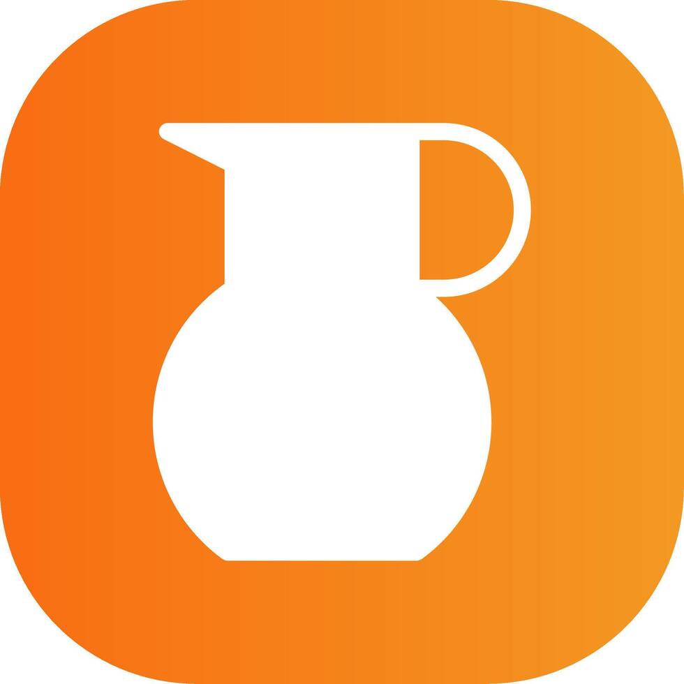 Jug Colorful Icon Icon vector