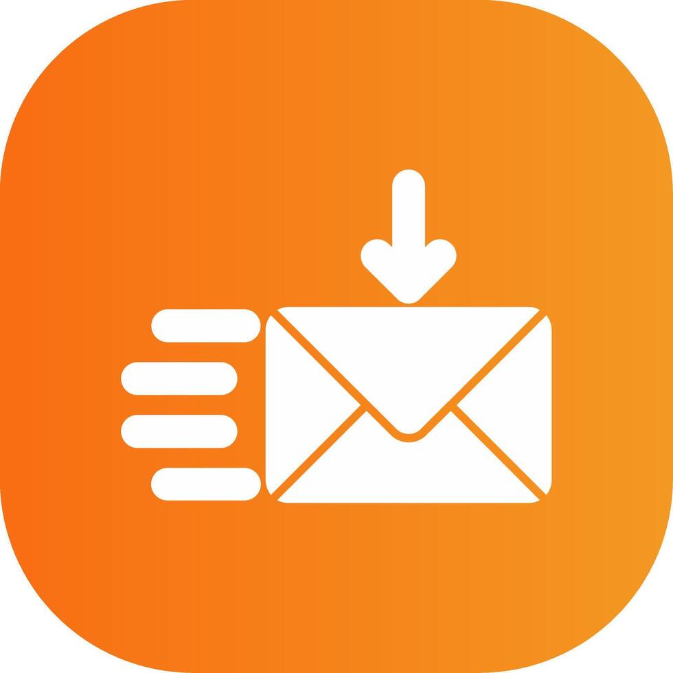 Recieve Colorful Icon Icon vector
