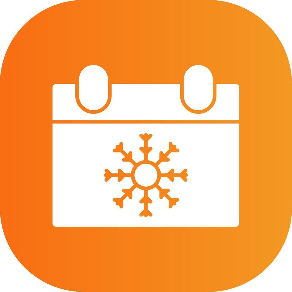 Winter Season Colorful Icon Icon vector