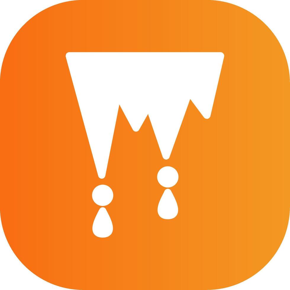 Stalactite Colorful Icon Icon vector