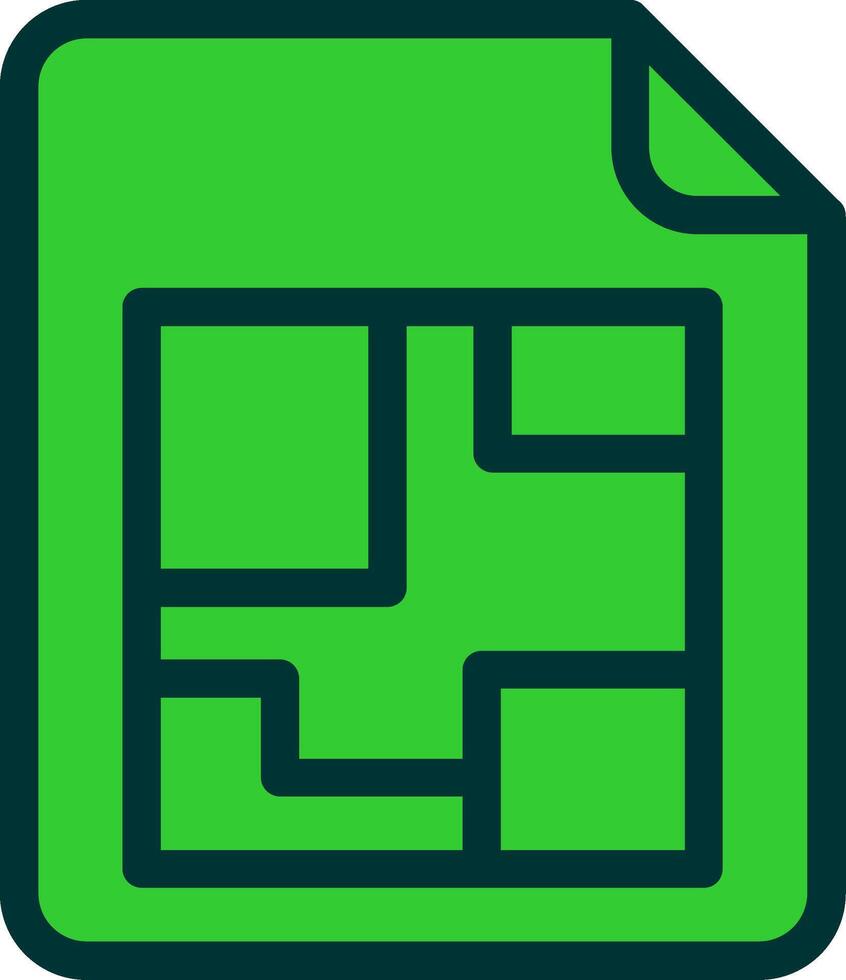 Bluerint Colorful Icon Icon vector