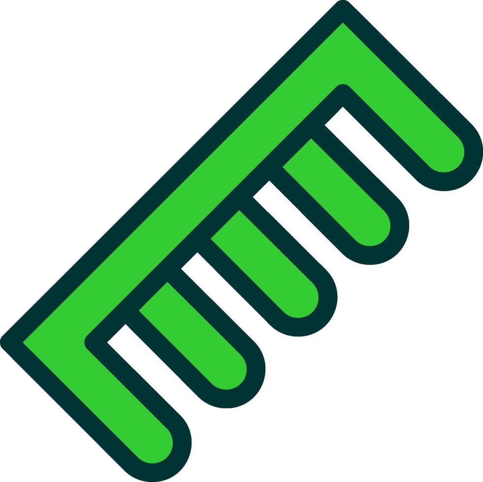 Comb Colorful Icon Icon vector