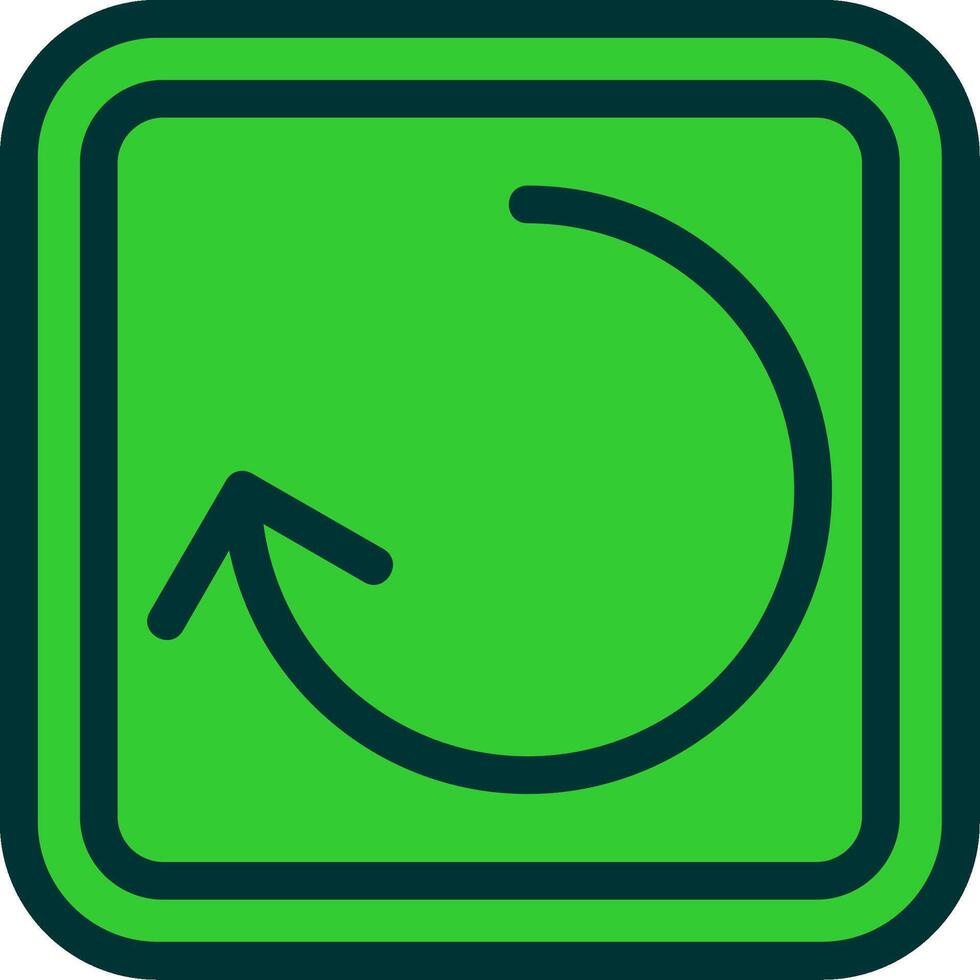 Reload Colorful Icon Icon vector