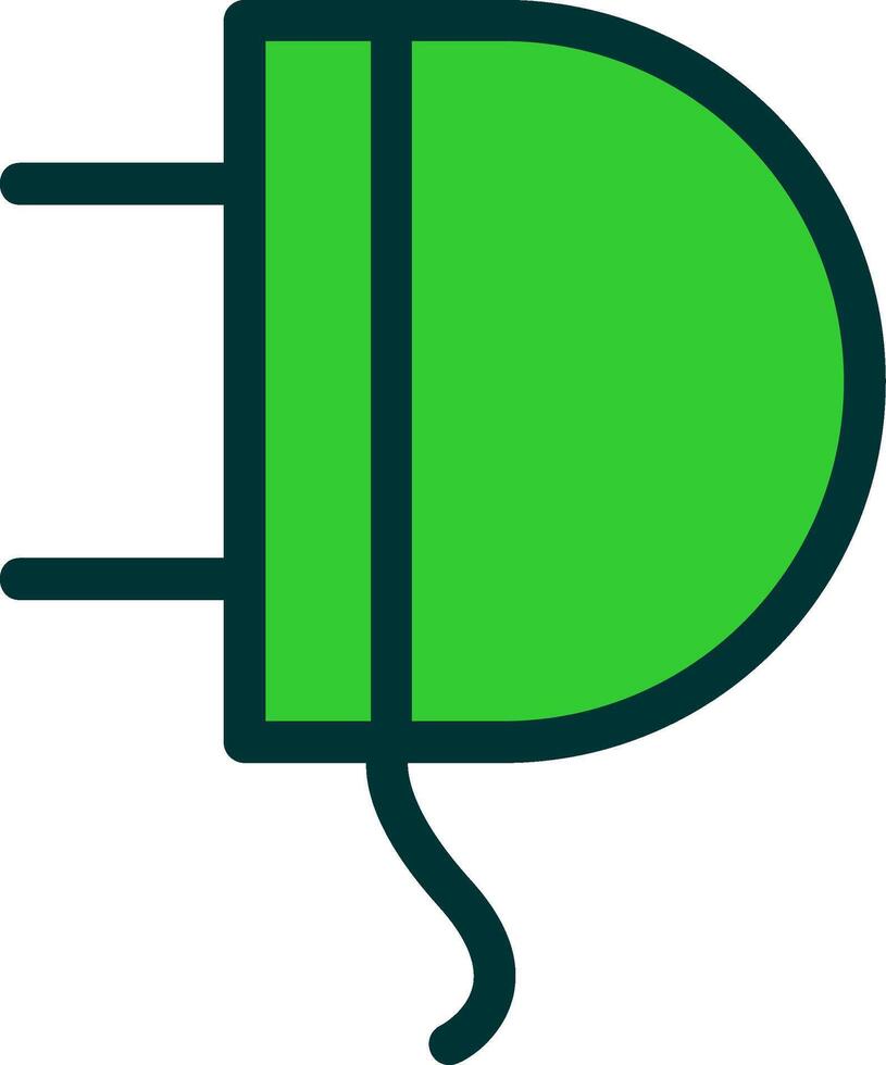 Charger Plug Colorful Icon Icon vector
