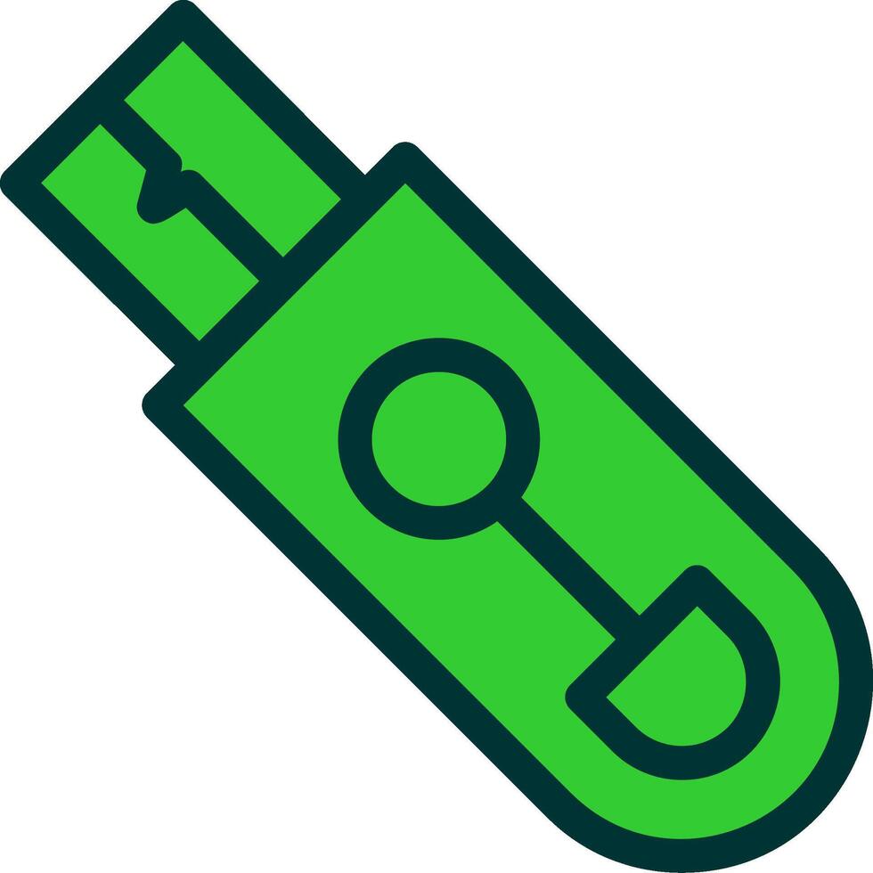 Flash Drive Colorful Icon Icon vector