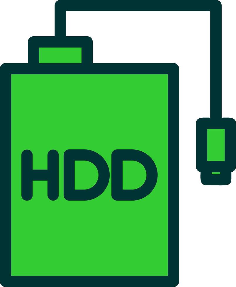 Hdd Colorful Icon Icon vector