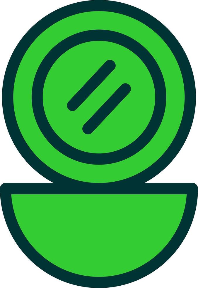 Powder Colorful Icon Icon vector