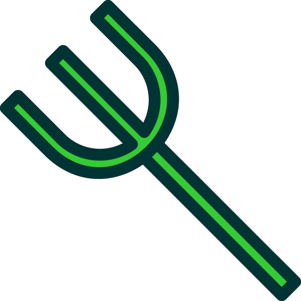 Fork Colorful Icon Icon vector