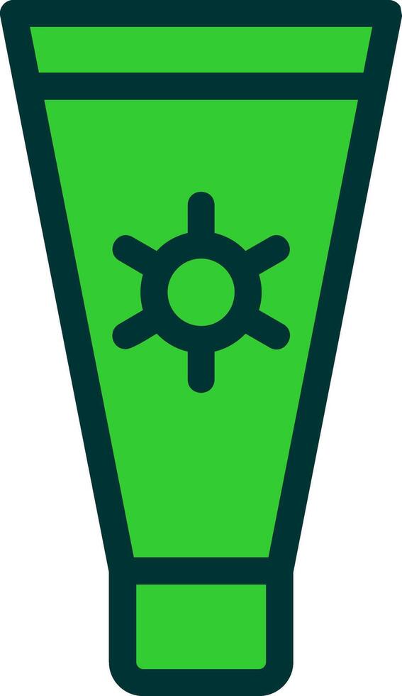 Sun Cream Colorful Icon Icon vector
