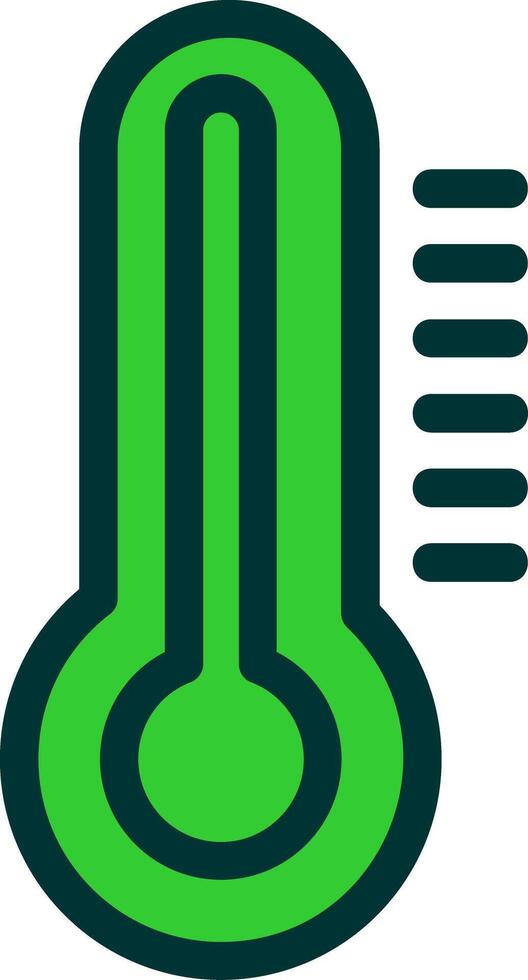 Thermometer Colorful Icon Icon vector