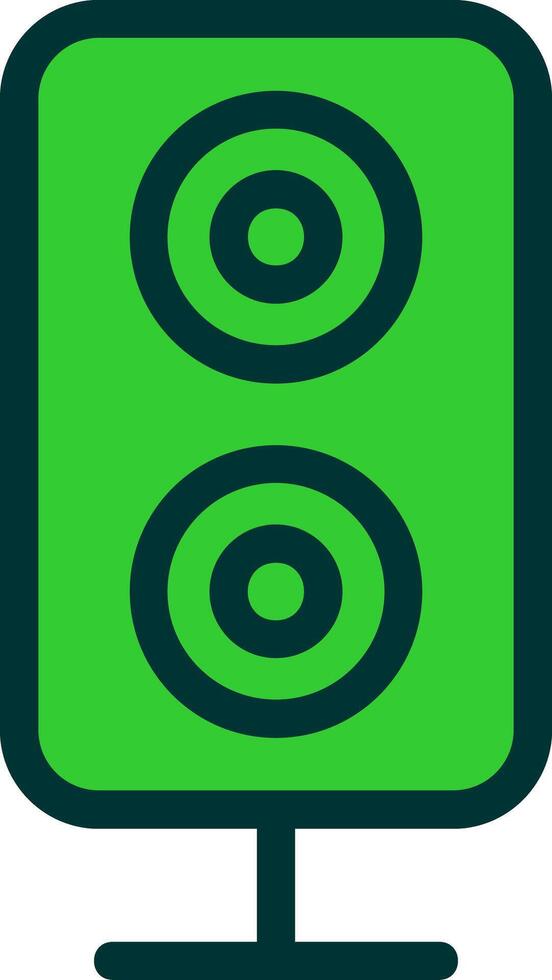 Speaker Colorful Icon Icon vector