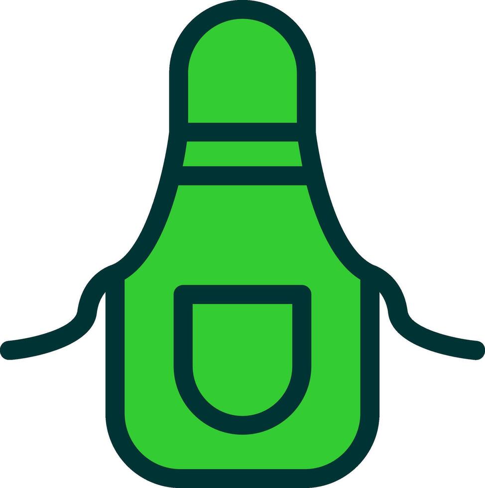 Apron Colorful Icon Icon vector