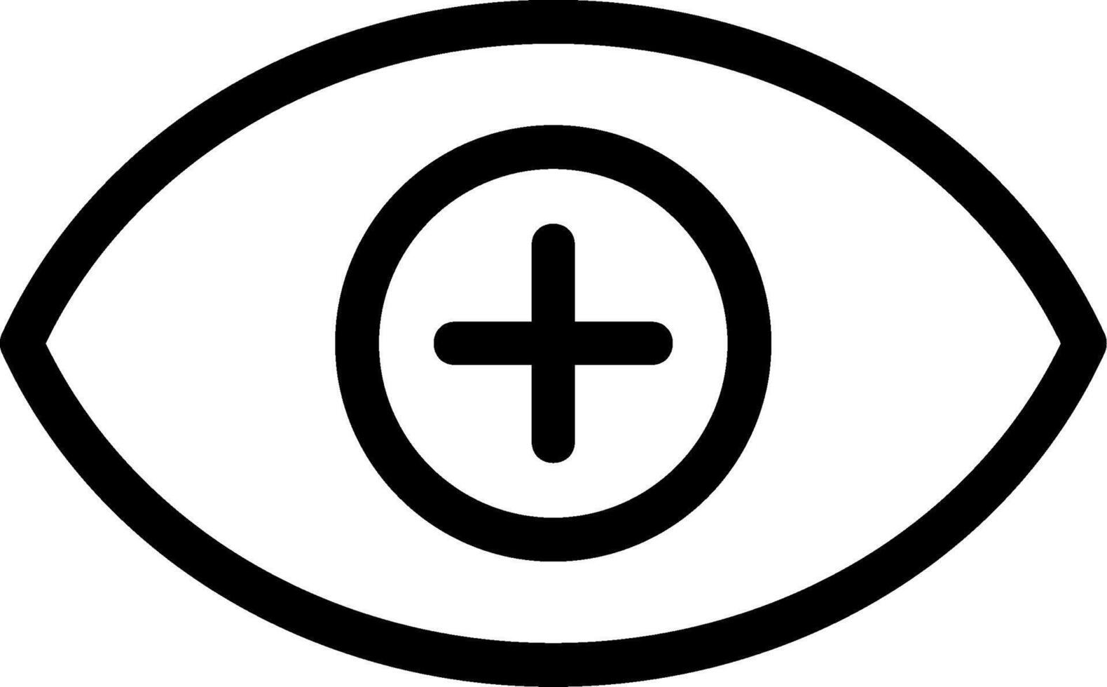 Eye Colorful Icon Icon vector
