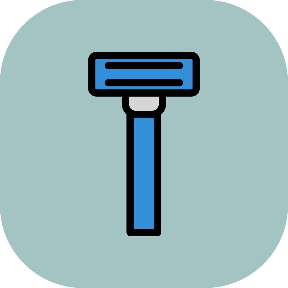 Razor Colorful Icon Icon vector