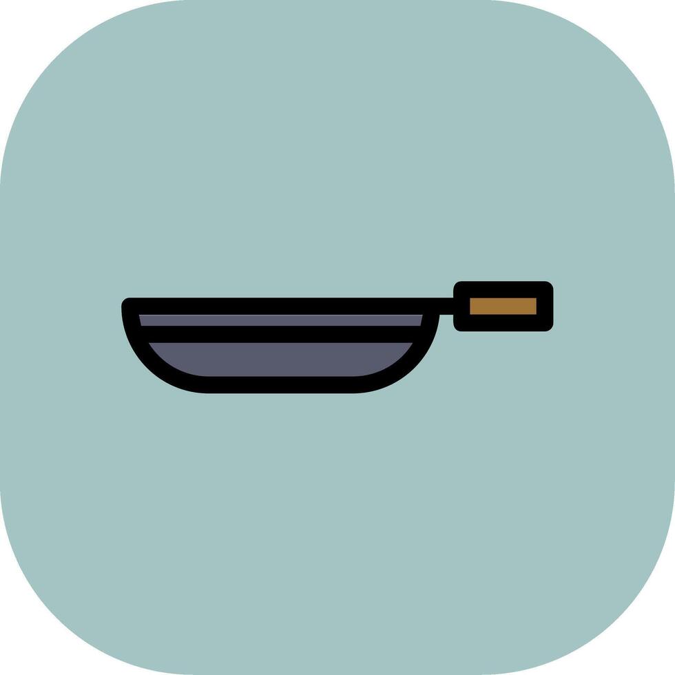 Pan Colorful Icon Icon vector