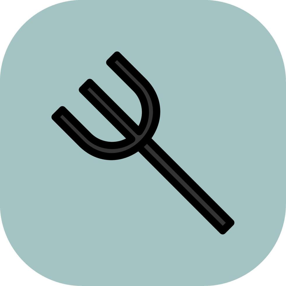 Fork Colorful Icon Icon vector